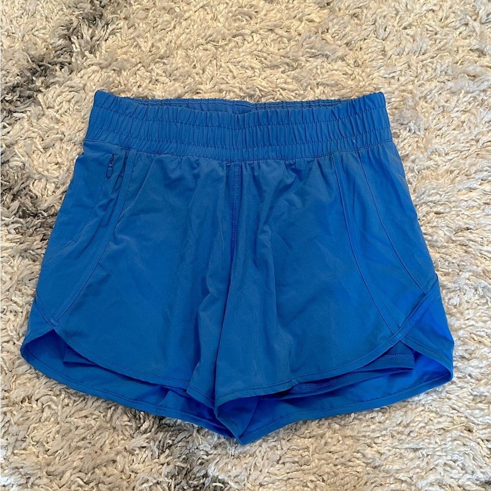 NWOT Avia Women’s Blue Running Shorts w/ Built In Liner Size Small (4/6)